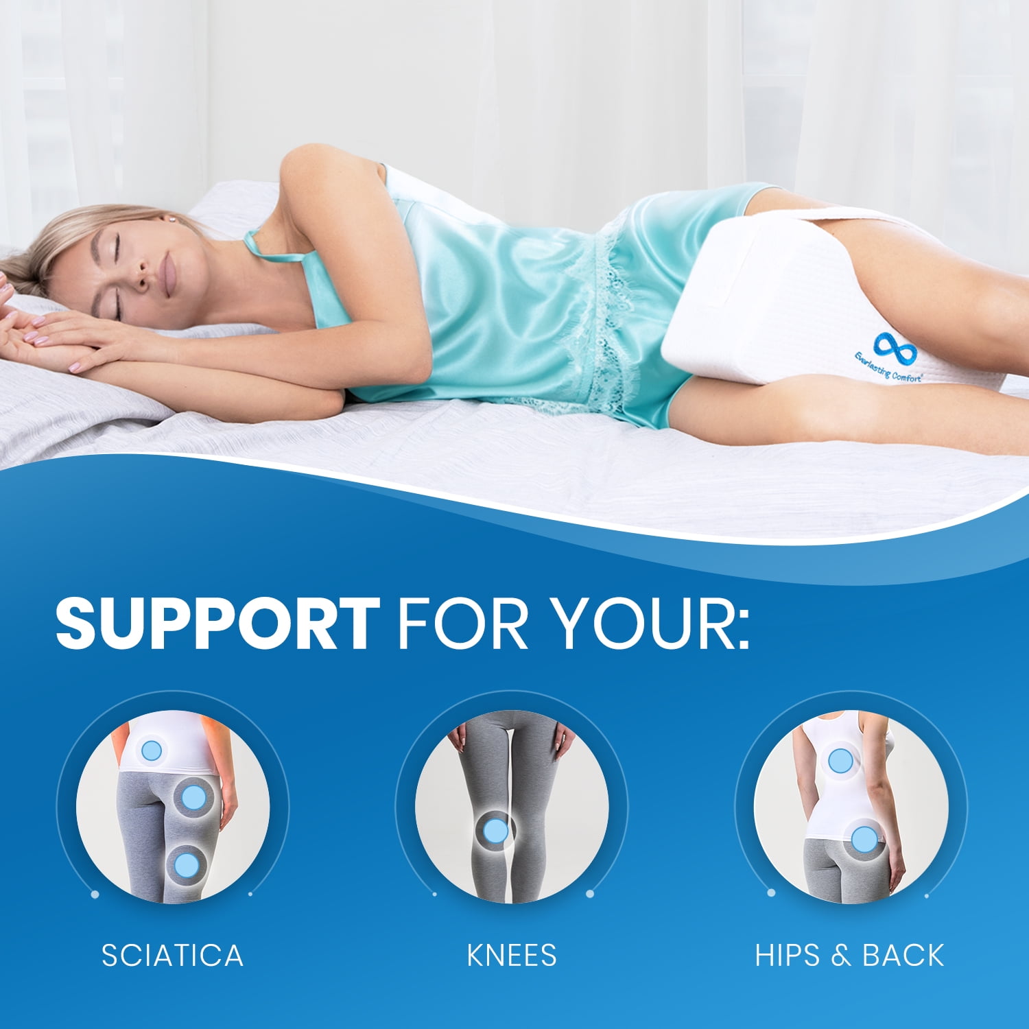 Up to 55% off an Everlasting Comfort Knee Pillow