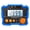 Blue, variant on NFTIGB Insulation Resistance Tester Digital Megohmmeter LCD Backlight 100V-1000V AC Voltage Voltmeter Blue (6.69 inches / 170 mm)