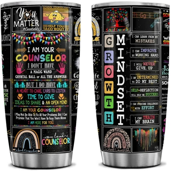 School Counselor Appreciation Tumbler, 20oz, Counselor Week Gift, Office Must Have
