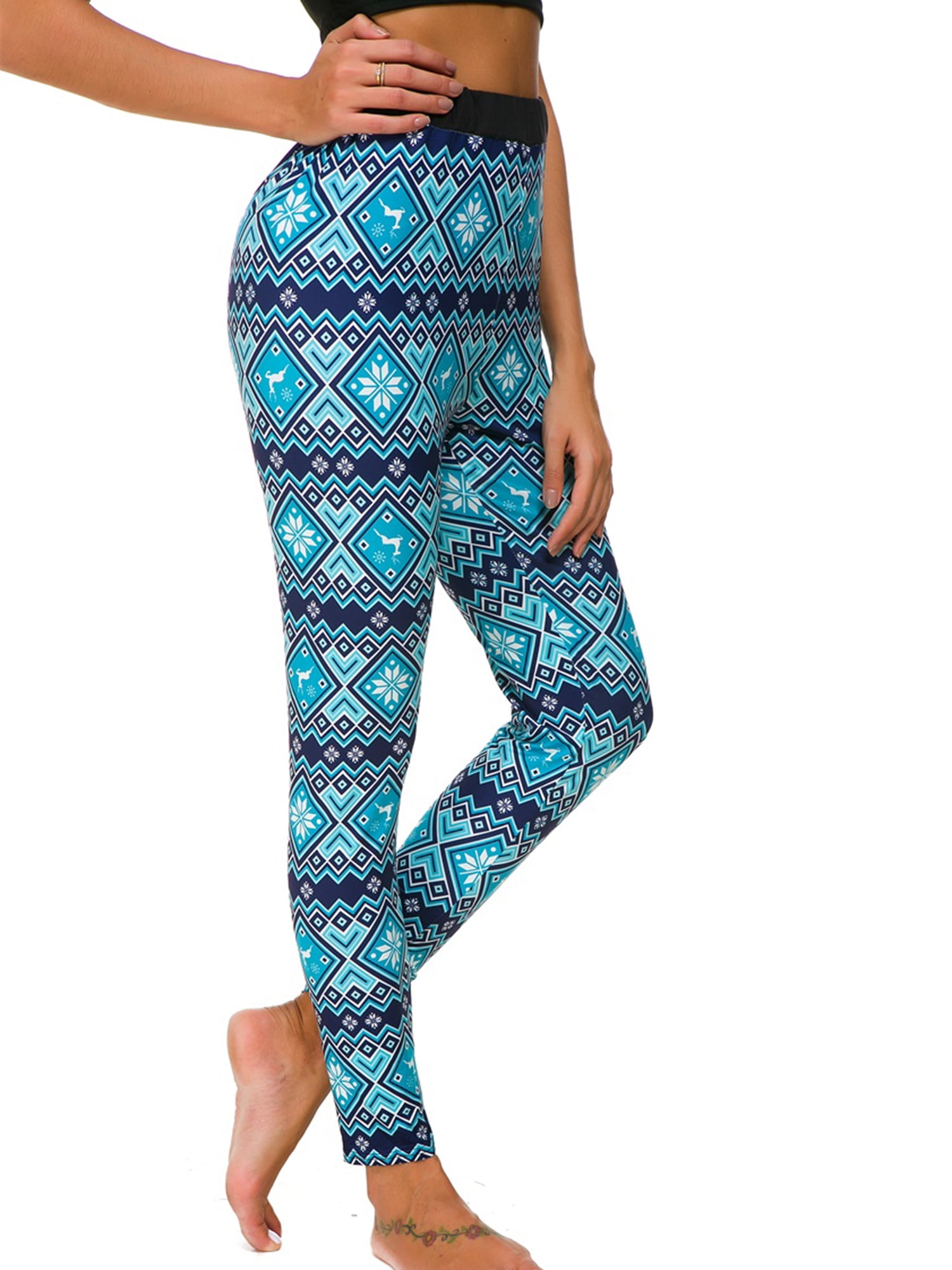 Christmas Women Print Leggings X 