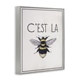 thumbnail image 3 of Stupell Industries French Bee Phrase Gray Framed Giclee Art design by Lil' Rue, 30 x 24, 3 of 8