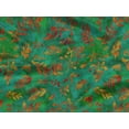 thumbnail image 5 of oneOone Rayon Green Fabric Batik Dress Material Fabric Print Fabric By The Yard 56 Inch Wide - TA, 5 of 6