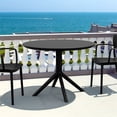thumbnail image 4 of Compamia Sky Round Dining Table 42 inch Black, 4 of 6