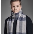 thumbnail image 2 of Bufanda de lana pura para hombre, otoño e invierno, joven salvaje de alta gama, 2 of 5