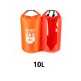 thumbnail image 4 of Eigraketly Bolsa seca para exteriores, bolso doble, gran capacidad, bolsas de almacenamiento para navegación, kayak, ciclismo, senderismo, equipo Deportes acuáticos Plata 10L solo hombro, 4 of 6