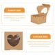 thumbnail image 3 of 14 cajas de panadería pequeñas para galletas, cajas de papel kraft con ventana para pasteles., 3 of 7