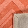 thumbnail image 5 of Safavieh Impressions Matthew Chevron Wool Area Rug, Peach, 5' x 8', 5 of 9