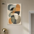 thumbnail image 3 of Ricole 2 Canvas Midcentury Abstract Wall Art by Art Remedy, Silver Frame, 30" x 45", 3 of 7