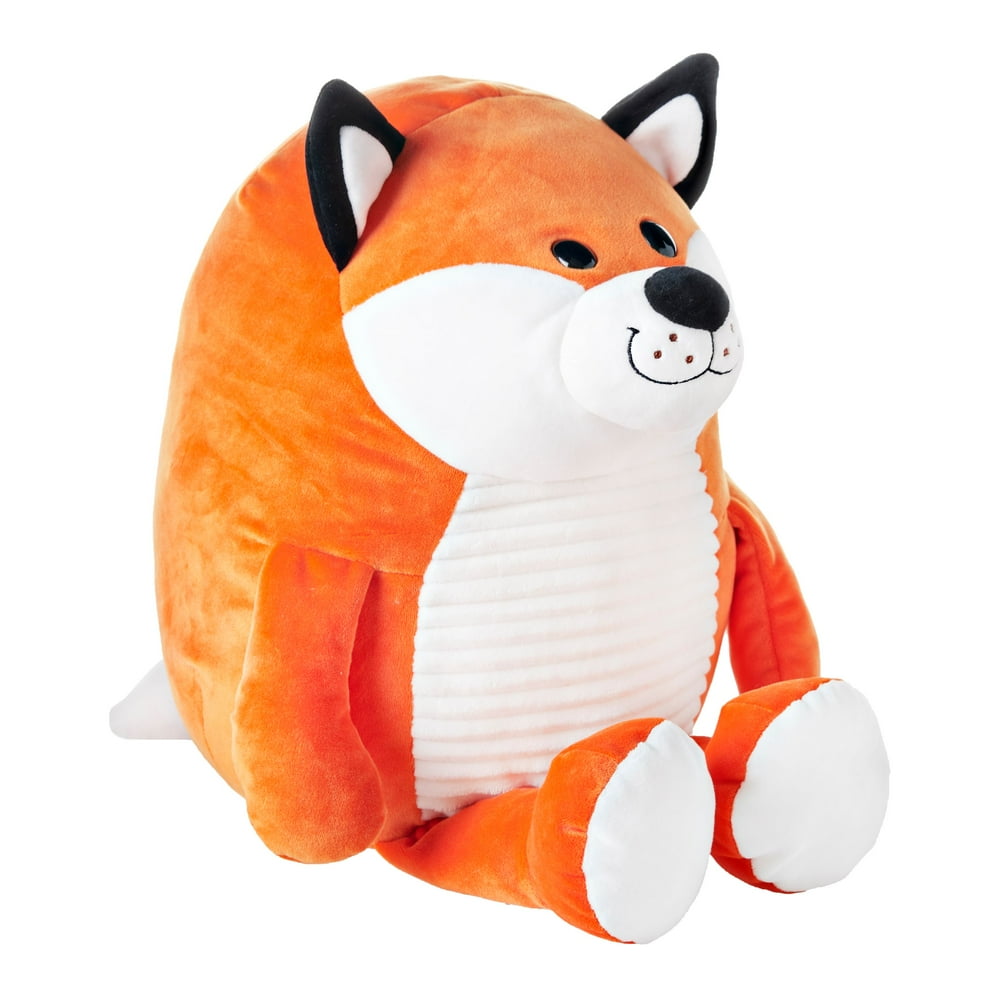 Round Flip Eye Plush, Fox