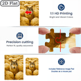 thumbnail image 6 of 500pcs Wolf in Sheep' Clothing Jigsaw Puzzle Suitable for Adults, Wolf-Themed Cardboard Brain with Wolf Sheep Pieces, Portable DIY Gift for Couples, Families, Birthday/New Year Challenge, High-Qua, 6 of 9