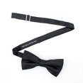 thumbnail image 6 of Scott Allan Adjustable Pre-Tied Bow Tie for Men and Boys With Hanky | Elegant Tuxedo Bow Tie Set | Black Bow Ties & Pocket Square Set, 6 of 8