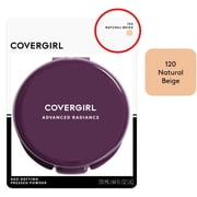 COVERGIRL Advanced Radiance Age-Defying Pressed Powder, 120 Natural Beige, 0.44 oz (Packaging Mary Vary)