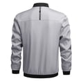 thumbnail image 5 of Cmfcve Men's Zip up Bomber Jacket Ribbed Collar Lightweight Long Sleeve Jacket Fall Fashion Baseball Coat Outerwear with Pockets, 5 of 9