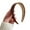 C-Brown, variant on Kelon Solid Color Phnom Penh Knotted Headband, Wide Brim Face Wash Hairband for Women, One Size Heardband