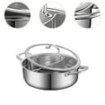 thumbnail image 6 of QSTDGVPW Shabu Shabu Hot Pot, Stainless Steel Cookware, Double Sided Multipurpose Chinese 28cm, 6 of 9