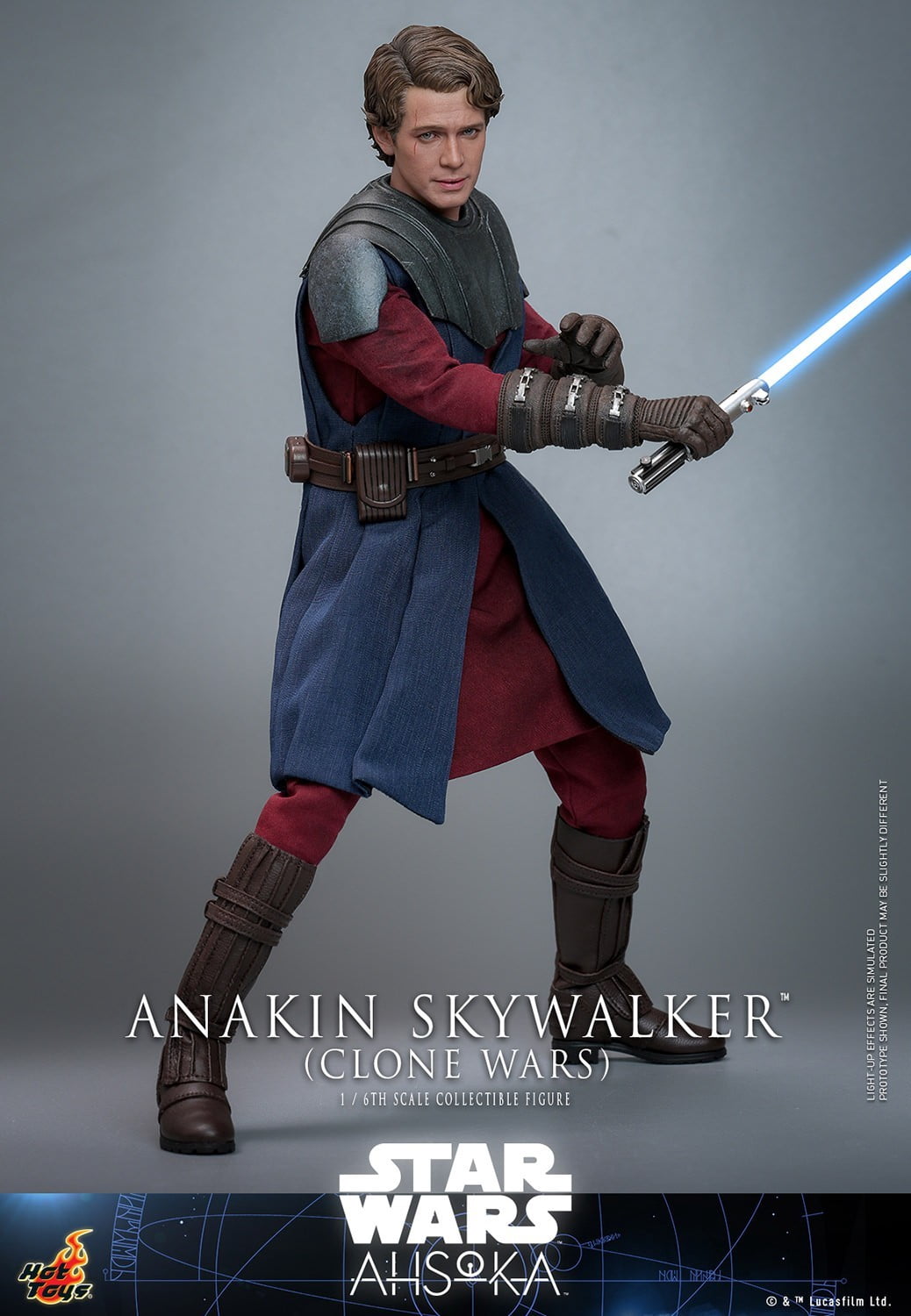 Hot Toys Sideshow Anakin Skywalker Star Wars Ahsoka 1:6 Scale 913285 In Stock