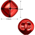thumbnail image 2 of 120Pcs Christmas Red Jingle Bells,Metal Craft Bells,0.5Inch Small Cross Bells,Festival Decorative Bells,Bulk Bells Ornaments,DIY Wreath Bells,for Holiday Party Home, 2 of 7