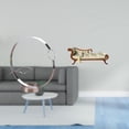 thumbnail image 2 of Elegante Expositor De Vino De Metal Y Organizador De Sofá Cama De Madera En Miniatura Para Muebles De Casa De Muñecas Y Soluciones De Almacenamiento De Botellas De Bebidas Para Adultos., 2 of 8