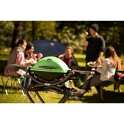 Weber Q 1200 1-Burner Propane Gas Portable Grill, Green