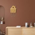 thumbnail image 1 of Pgyong Wooden Keychain Home Wall Hanging Creatives Couple Key Rack, 1 of 4