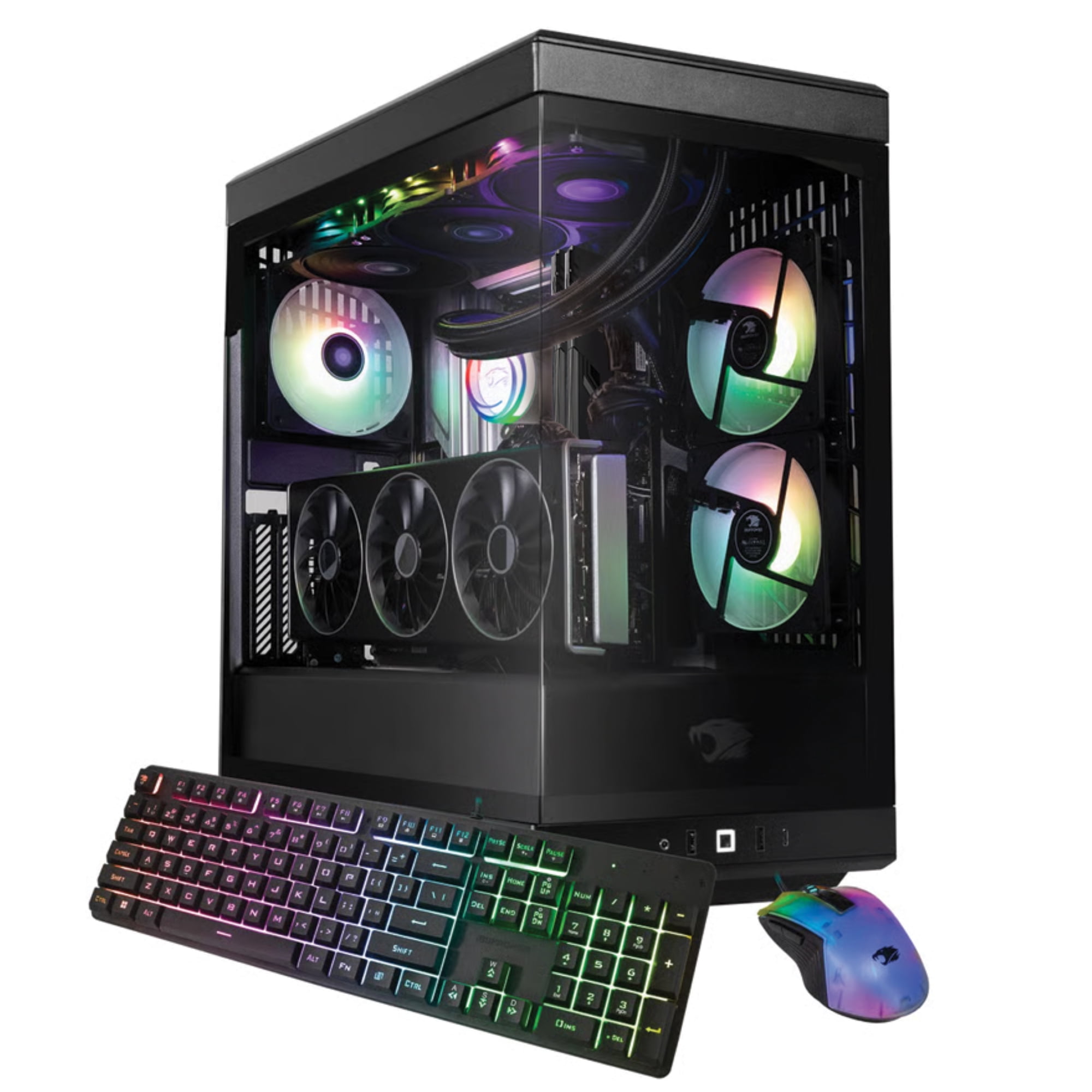 iBUYPOWER Y40 Gaming PC Desktop, AMD Ryzen 7 9800X3D, AMD Radeon RX 9070XT 16GB, 32GB DDR5 RAM, 1TB NVMe SSD, Y40BA7R97XT03