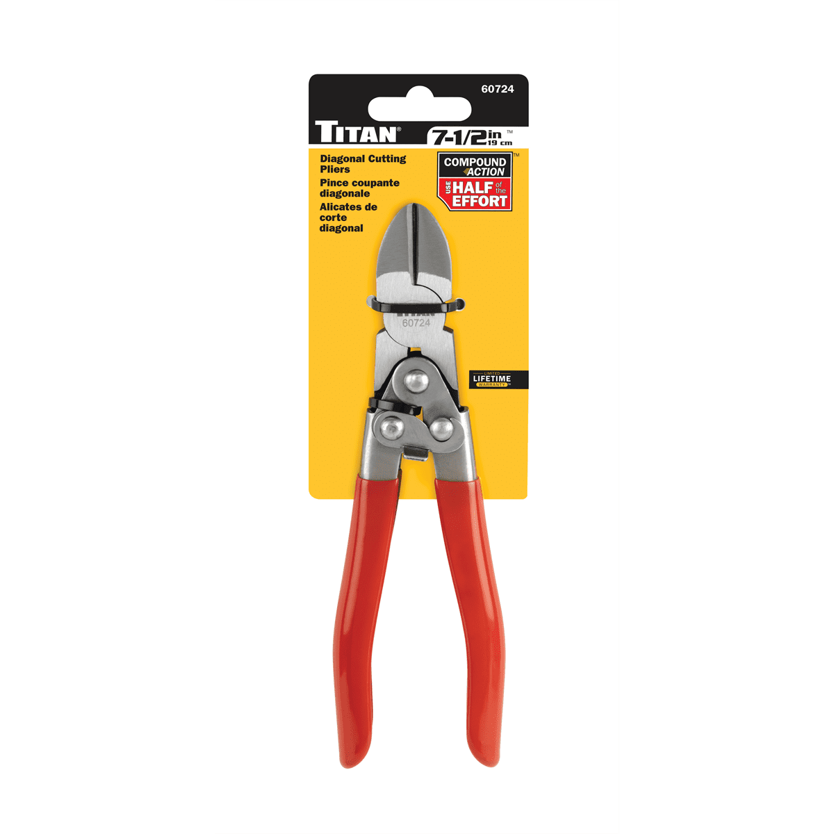 Titan 7-1/2 in. Compound Diagonal Cutting Plier