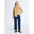thumbnail image 4 of Free Assembly Women's Faux Wool Jacket with Scarf, Sizes XS-XXL, 4 of 8