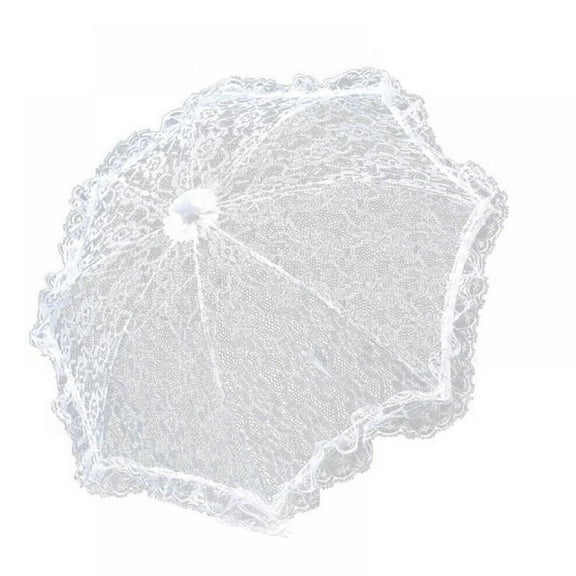 Vintage Embroidery Lace Parasol, Wedding Bridal Umbrella, Party Photograph Parasol,Party Decor