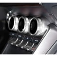 thumbnail image 6 of 5pc Silver Aluminum Air Conditioner Climate Controls & Volume/Tune Turner Covers For Subaru 2022-up BRZ, For Toyota 2022-up GR86, 6 of 9