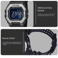 thumbnail image 3 of Sport Watches Digital Smael Brand Led Clock Waterproof Auto Date Military Army Green Square Wristwatches 8059 Men Watch Digital - Digital Wristwatches, 3 of 6