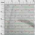thumbnail image 1 of oneOone Viscose Jersey Fabric Geometric & Flamingo Bird Printed Fabric 1 Yard 60 Inch Wide, 1 of 1