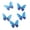 Deep blue butterfly, variant on Pack Of 5 Butterfly Hair Clip For Women Girl Hair Accessories Side Barrettes For Parties Proms School Event Wear