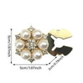 thumbnail image 2 of Rhinestone Button Covers Jewelry Detachable Shirt Clips Fancy Decorative Buttons For Women Clothing Crafting Accessories, 2 of 8
