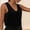 Black, variant on Stretchy Breathable Sleeveless Camisoles for Ladies Removable Pads Adjustable Thin Straps Light Shirts for Workout Shopping Trip Home Shelf Bra Tank Tops (Hot Pink,L)