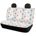 thumbnail image 2 of Uourmeti Paw Print Star Pattern Car Seat Covers Full Set Automotive Seat Cover Interior Easy to Install Auto Accessories Fit for Cars Sedans, 2 of 10