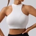 thumbnail image 6 of Fsqjgq Bras for Women Underwear Tube Tops with Built In Bra Large Size Womens Sports Bras Spaghetti Strap Sports Bra Front Side Buckle Lace Edge Without Steel Ring Movement Seamless Gathering Adjustm, 6 of 7