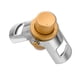 thumbnail image 4 of Inteprter Tapón de acero inoxidable para vino y champán, tapón sellador para botellas, restaurante, Hotel, cocina, tapas herméticas selladas, Barra de herramientas Oro Inteprter HA008955-02, 4 of 6