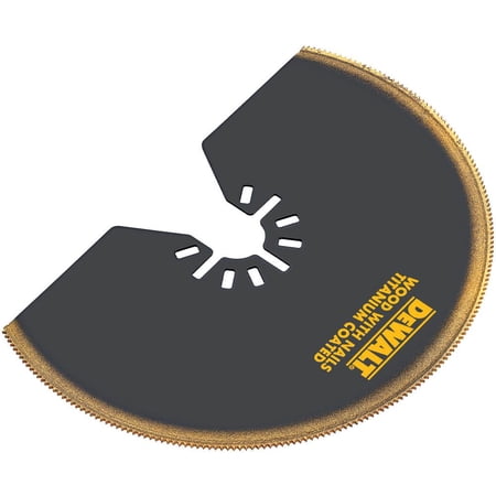 UPC: 0885911318914 | Oscillating Titanium Nitride Coated Semicircle Blade