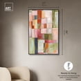 thumbnail image 5 of Doll Memories - Multi-colored Glaze Greenery Canvas Print Patel Art Prints by Art Remedy, Black Frame, 30 x 45, 5 of 7