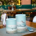 thumbnail image 6 of Electronic Candle Light Combination 3x5In, 3x4In Flameless Candle Plastic Festive Decoration Party Christmas Decoration Flying Fish, 6 of 7
