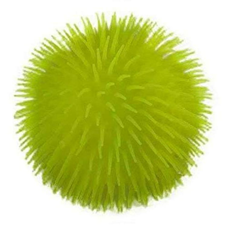 1 Random Color Shaggy Mop Dog Large 8 inch Puffer Ball - Sensory Therapy Fidget Stress Balls - OT Autism SPD