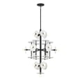 thumbnail image 2 of Black Cashmere 15 Light Chandelier from the Amani Collection, 2 of 2