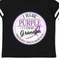 thumbnail image 4 of Inktastic I Wear Purple for My Grandpa- Pancreatic Cancer Awareness Boys or Girls Toddler T-Shirt, 4 of 5