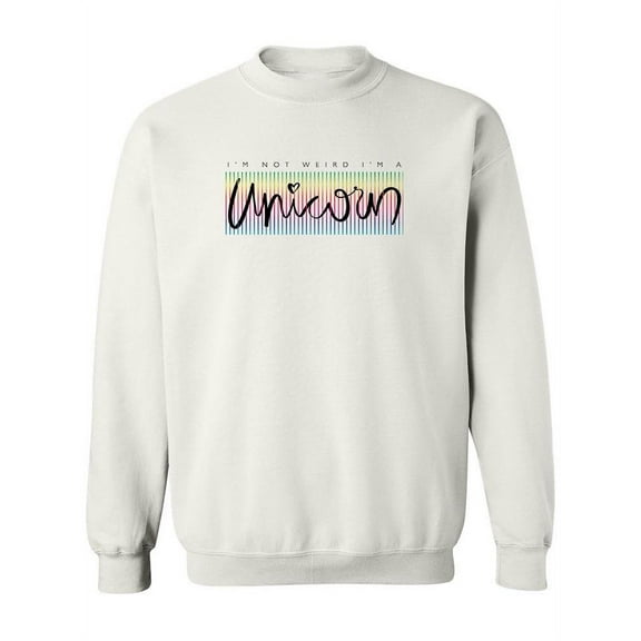 Unicorn In Cool Sweatshirt Women -Image by Shutterstock, Female Medium