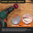 thumbnail image 5 of Dura-Gold 40-Piece 1" Abrasive Conditioning Polishing Buffing Wheel Set - 10 Each Grits 120, 180, 320, 400 with 1/8" Rotary Tool Shank - Sandpaper Scuff Pads, Clean Paint, Auto Detailing, Remove Rust, 5 of 5