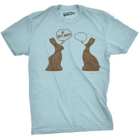 Mens Faceless Chocolate Bunny Funny Half Eaten Easter Gift Adult Gift T Shirt Graphic Tees Mens Faceless Chocolate Bunny Funny Half Eaten Easter Gift Adult Gift T Shirt Graphic Tees