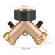 thumbnail image 5 of Adaptador de grifo de agua de latón, conector de manguera 3/4 en forma de Y de 2 vías para riego de jardín, adaptador de grifo de jardín, adaptador de manguera de jardín, 5 of 5