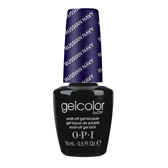 Gel Vernis pour Ongles, Bleu Marine Russe, 0,5 Fl Oz
