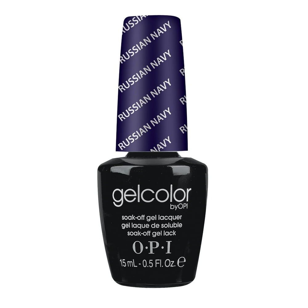 OPI OPI GelColor Gel Nail Polish, Russian Navy, 0.5 Fl Oz Walmart
