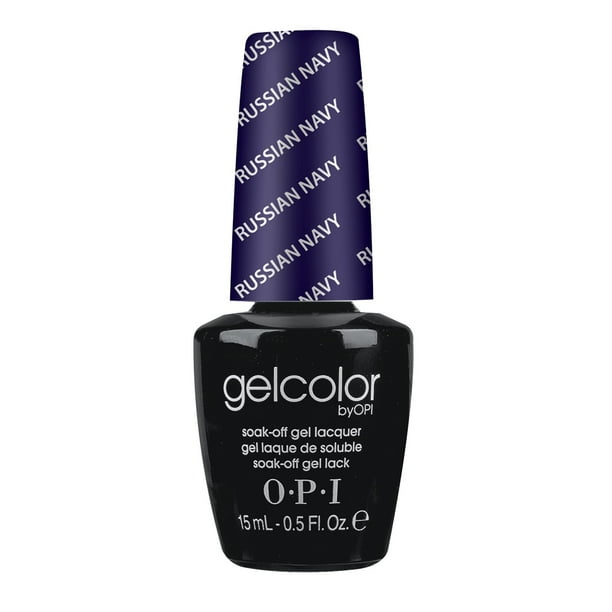 OPI GelColor Gel Nail Polish, Russian Navy, Fl Oz OPI GelColor Gel Nail Polish, Russian Navy, Fl Oz